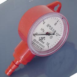 Marsh Gas Pressure Gauge, Red Color